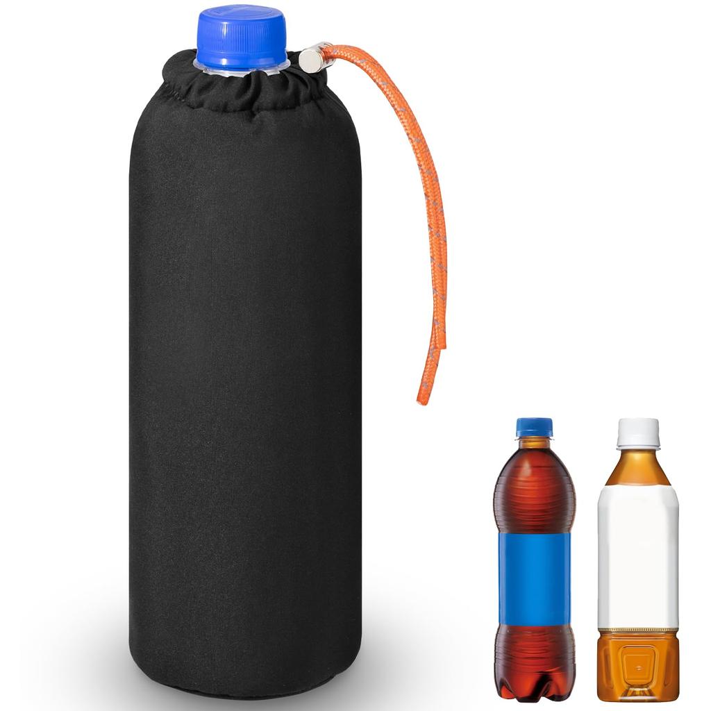 PET Bottle Cooler Standing Effective Condensation Thorough Heatstroke Round Fits Bottles Up To Diameter Holder, Cover, Type, 4-Layer Design, Cooling,