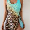 One-piece Swimsuit Women's One-piece Skirt Sexy Slim-fit Digital Printing European and American Foreign Trade One-piece Swimsuit Women