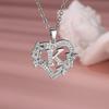 Collana Lettera Inglese a Forma di Cuore - Design alla Moda e Versatile