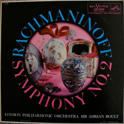 LP Schallplatte SERGEI WASILJEWITSCH RACHMANINOW / L - Symphonie Nr.. 2 LM2106 RCA Victor Red  1957 US Klassik Gebraucht