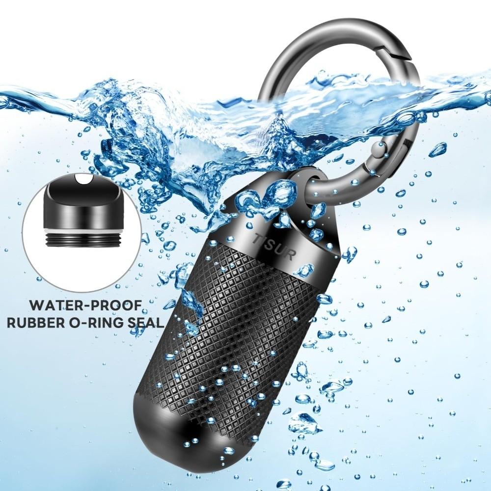 Metal Pocket Pill Holder Moisture-resistant Travel Pill Dispenser New Mini Key Chain Daily Use