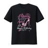 Black Queens Are Born In April Women Birthday T Shirt Medium Vintage Washed Versatile Breathable Soft Top For Everyday Wear