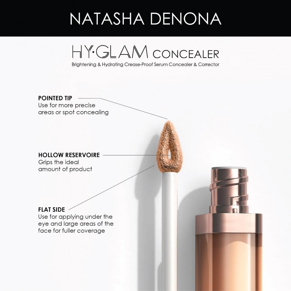 Natasha Denona Hy Glam Aufhellender Concealer 0,25 Unzen P2 Fair Light Pfirsich