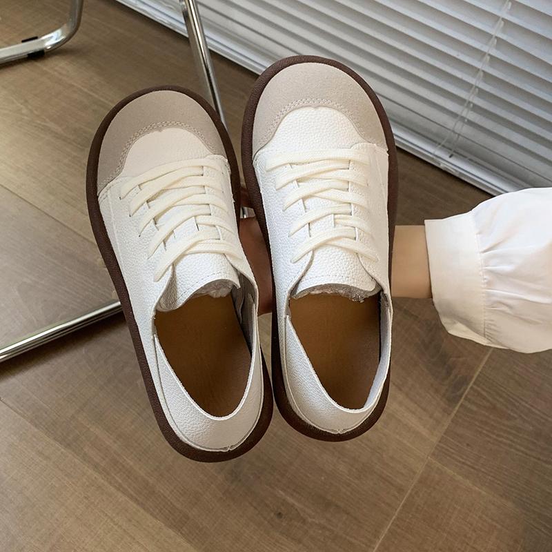 Fashion 2025 Brand Shoes for Women Round Head Women's Flats Spring Ordinary Flat Shoes Solid Casual Flat Shoes Zapatos