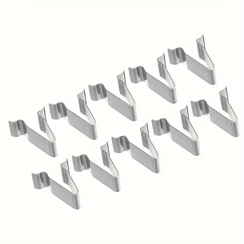 20pcs Trunk Tailgate Retainer Clips Automotive Accessories Car Door Strips Lining Metal Fastener Clips Trim Panel Clip
