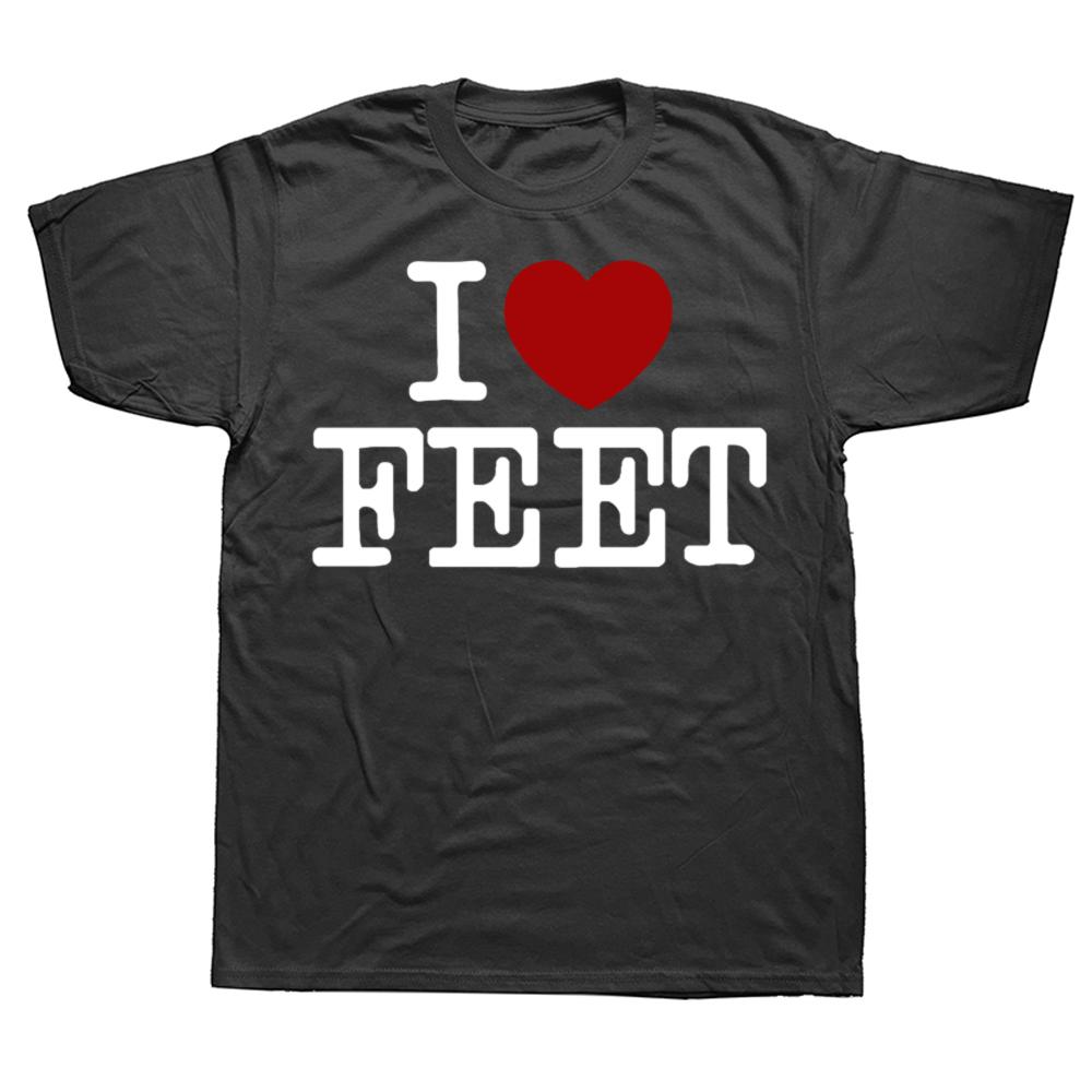 

Funny I Love Feet Graphic T-shirts Men Women s Fashion Casual Tshirt Loose Foot Job T Shirt - Men s Summer Cotton Graphic Tee S разноцветный