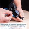 Outil multifonction sans fil C-MT40-X - pour scier, couper, racler, poncer - SCHEPPACH 20V IXES - Batterie 2Ah + chargeur 2.4A