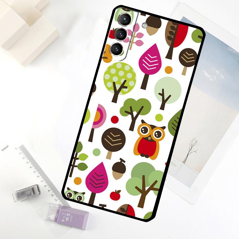 Baby Süle Eulen Handyhülle Für Samsung Galaxy S20 FE S21 S22 S23 S24 S25 S26 Ultra S10 S25 Plus S25 FE Hülle