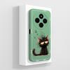 Per Custodia Telefono POCO C75 Carino Cuore Gatto Morbido Silicone Liquido Cover Posteriore Per Xiaomi Poco C 75 Protezione Completa Anti Caduta Funda Capa