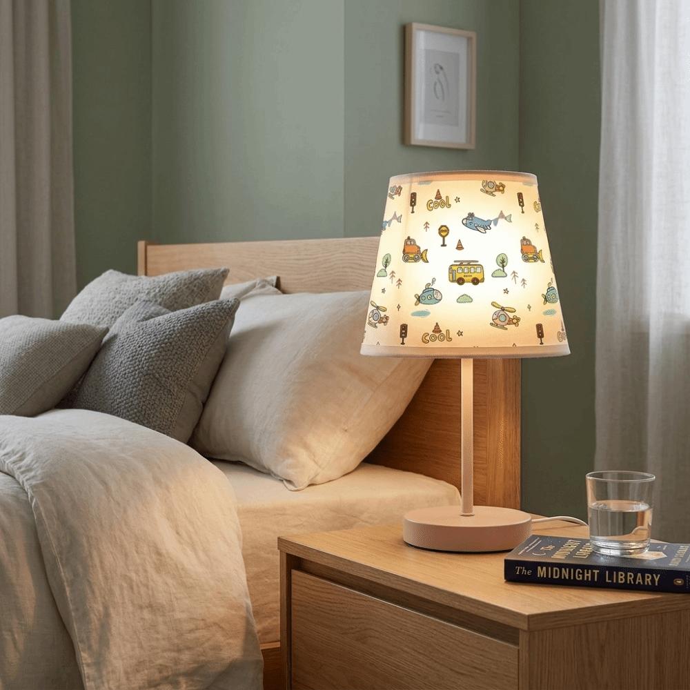 Weicher Stoff Kinder Nachtlicht Leichtes Material Nachttisch Schreibtischlampe Stoff Tischlampe Nachttisch