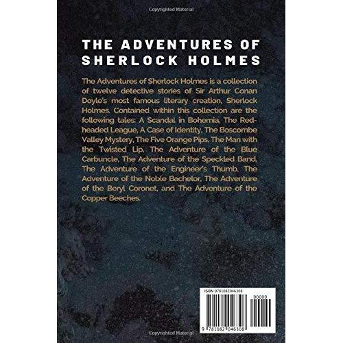 The Adventures of Sherlock Holmes Classic Detective Fiction Mystery Novel by Sir Arthur Conan Doyle