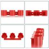 Wall Mounted Battery Holder Fixed Bracket Installation Base Battery Storage Holder Buckle System for Makita/ Milwaukee/ Bosch