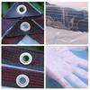 50cm Spaced Eyelets 0.3mm Clear Waterproof Sheet Weatherproof Sunshades Cloth For Gardening Camping And Patios Shelter