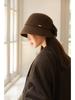 New Women's Autumn and Winter Solid Color Woolen Bucket Hat Top Hat Basin Hat Perfect for Cold Weather, Winter Headwear