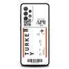 World Travel Ticket Seoul New York Phone Case for Samsung Galaxy A51 A71 A72 A73 A13 A23 A32 A33 A52 M31 M21 M22 A21S Soft Shell