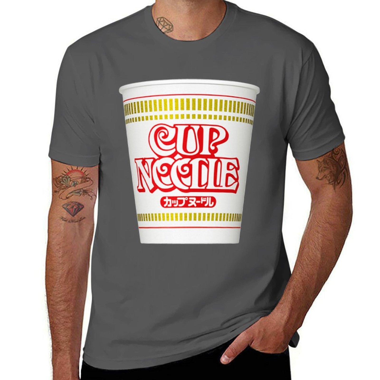

Cup Noodle T-Shirt t shirt men 100% cotton luxury brand t shirts for man slim fit T-Shirt 4XL