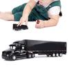 1:48 34.5CM Alloy Truck Model Simulation Light Sound Effect Pull Back Vehicles Toy