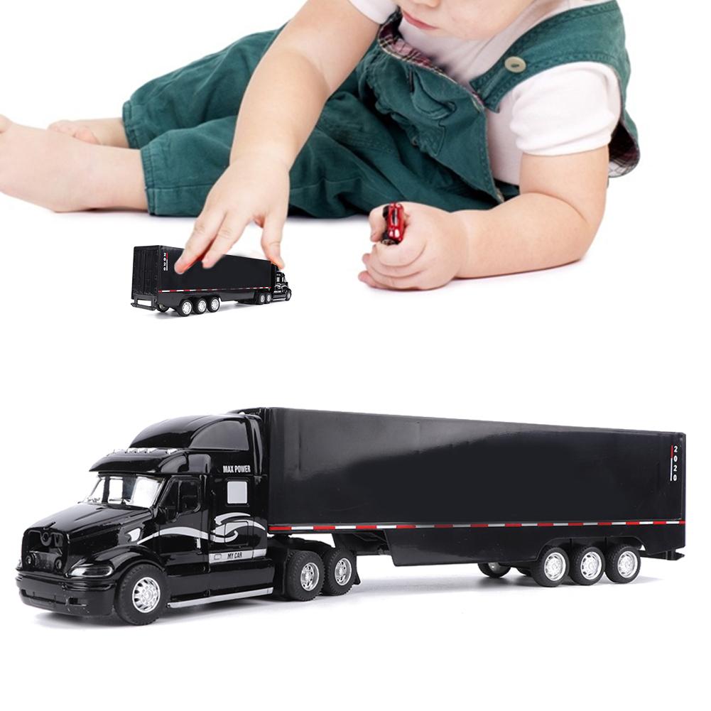 1:48 34.5CM Alloy Truck Model Simulation Light Sound Effect Pull Back Vehicles Toy