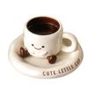 250ml 3D Foot Ceramic Mug With Saucer Cartoon Foot Coffee Mug Heat-Resistant Drinking Cup For Tea Milk Cold Hot Beverages