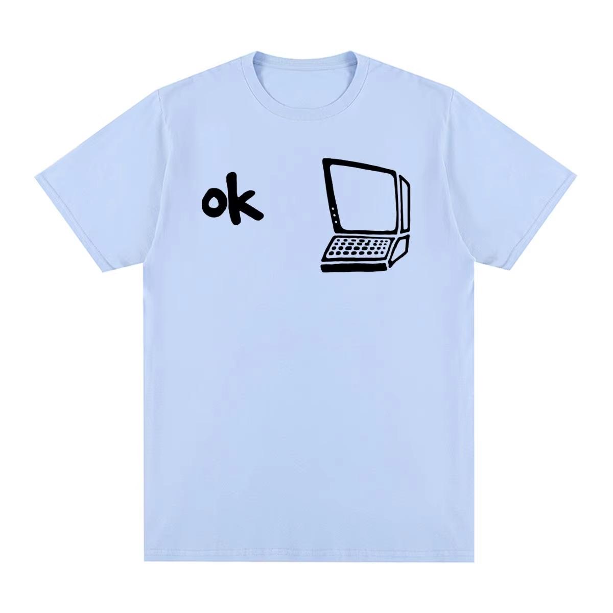 

2026Radiohead OK Computer Vintage Tshirt Rock Band Music Fans Cotton Unisex T Shirt New Tee Tshirt Womens Tops 4XL