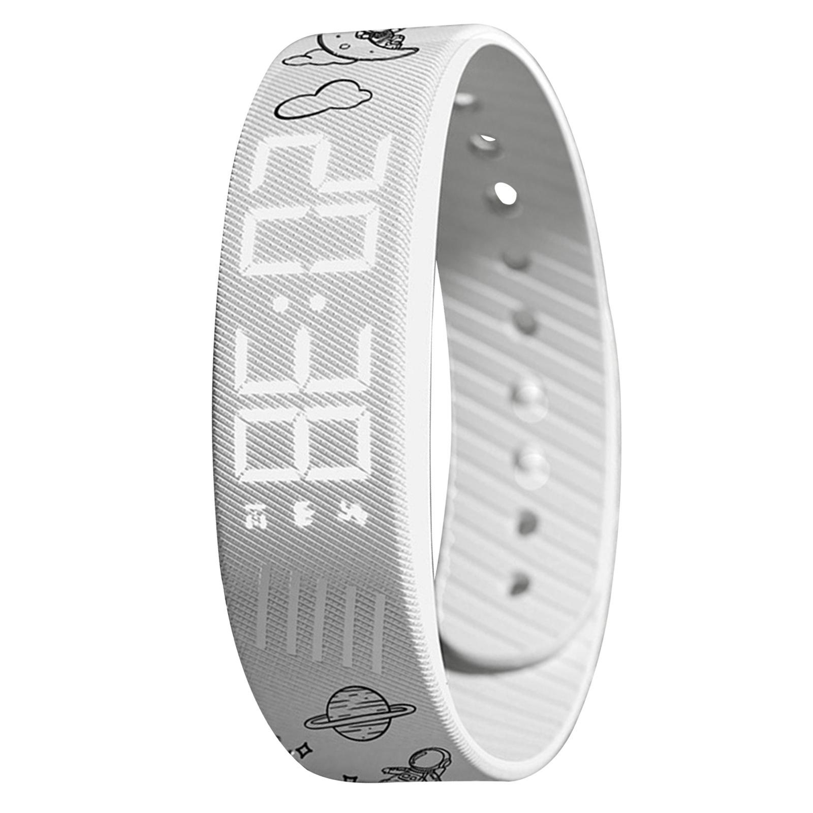 Вибрирующий браслет с будильником, водонепроницаемые часы-будильник с шагомером, бесшумные браслеты-шокеры, умный браслет