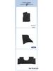 Black Dirt-Resistant Nylon Car Floor Mats for FAW-Volkswagen Passat Lingyu (2005-2011)