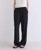 OURHOPE Linen String Banding Pants - Black