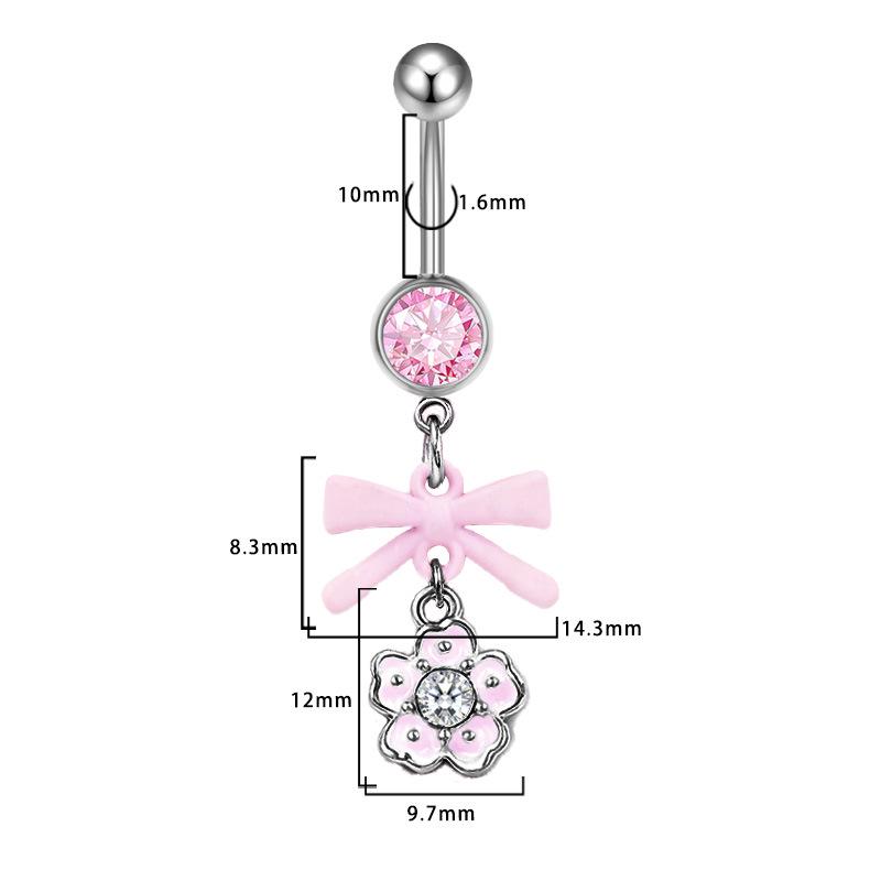 Gaibei Trendy European & American Cat Dolphin Navel Ring Jewelry