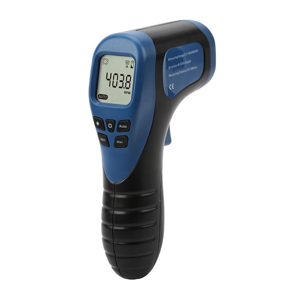 TL-900 Tachometer Laser Digital Tachometer Non-Contact Measuring Range:2.5-99999RPM Digital LCD Motor Wheel Lathe Speed Meter