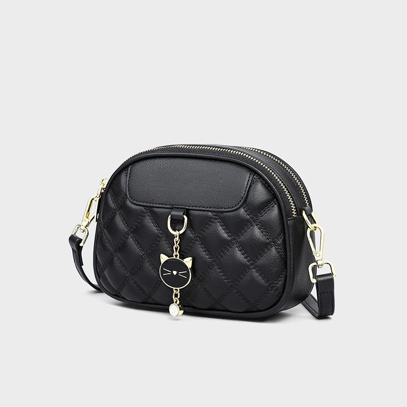 

Кожаная женская сумка, популярная корейская версия, сумка через плечо, сумка через плечо для девочек, вышивка