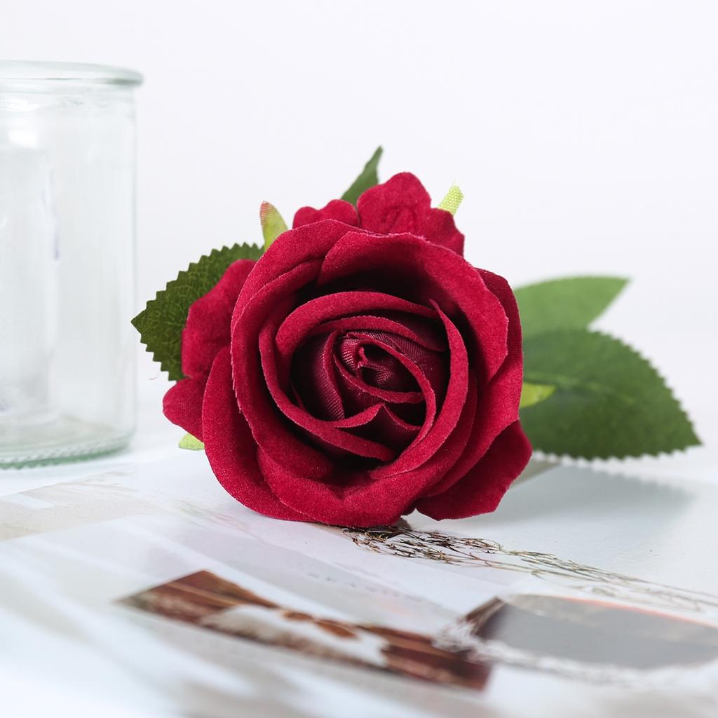 Artificial Highly Realistic Rose Bouquet for Valentine's Day Wedding Home Decoration Flowers Living Room Dining Table