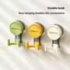 Suction Cup Hook Strong Vacuum No Punching Adhesive Hook Towel Rack Kitchen Bathroom Toilet Wall No Trace Removable