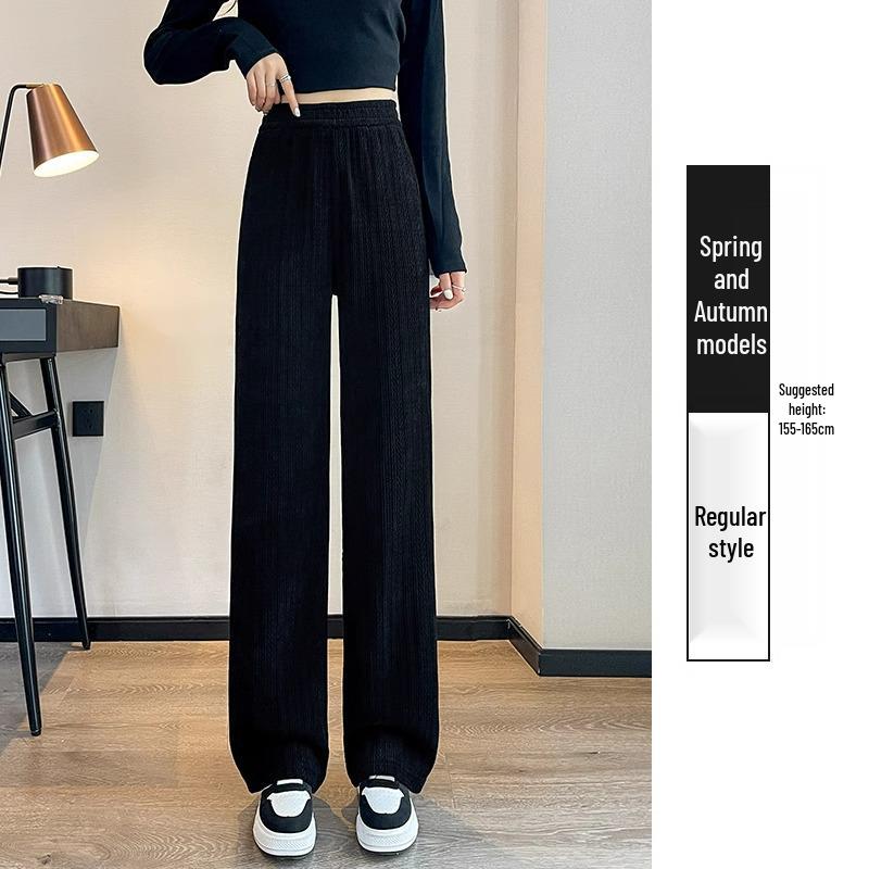 

Плюшевые шенилловые вязаные брюки широкого кроя в форме груши S (80-95 lbs)