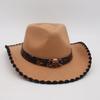 Niche Design Top Hat, Four Seasons Tibetan Ethnic Style Dancing Jazz Hat, Stage Travel And Vacation Sunscreen Sun Hat