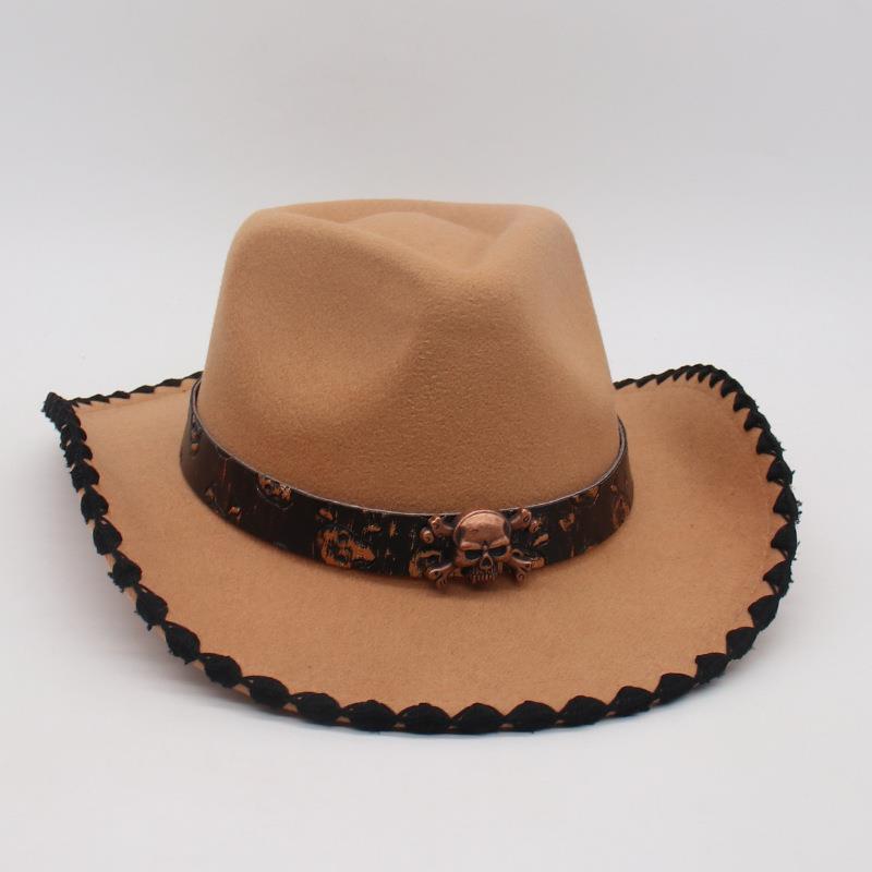 Niche Design Top Hat, Four Seasons Tibetan Ethnic Style Dancing Jazz Hat, Stage Travel And Vacation Sunscreen Sun Hat