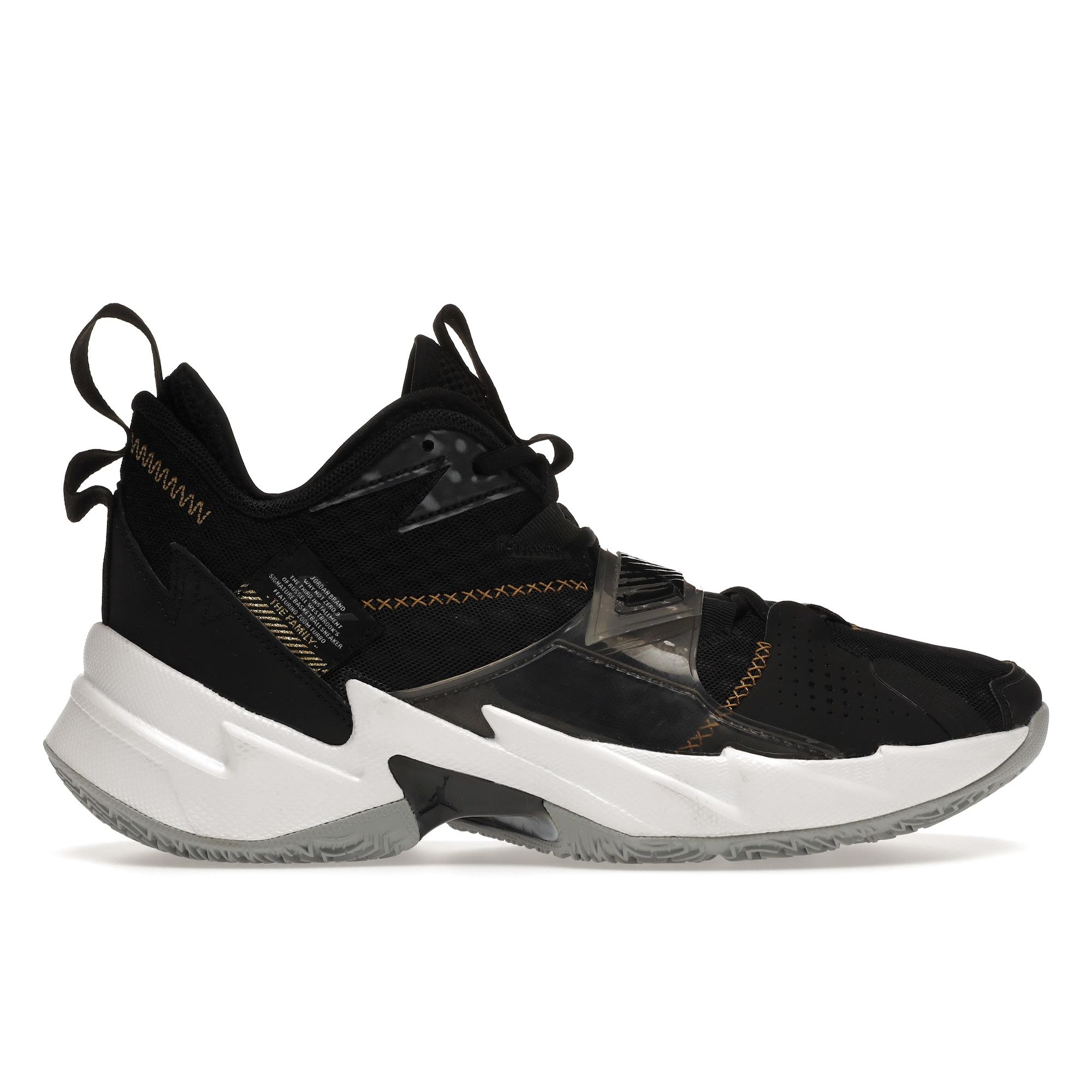 

Air Jordan Почему бы не Zer0.3 The Family Мужские кроссовки черный металлик-золото-белый CD3003-001