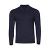 Raging Bull Mens Classic Knitted Long-Sleeved Polo Shirt