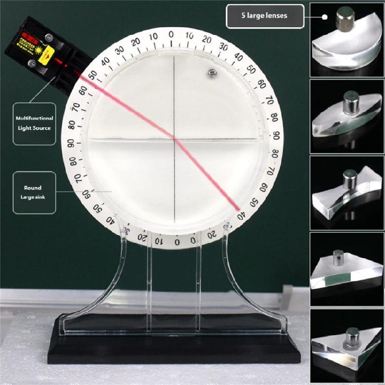 Optical Experiment Set Light Reflection and Refraction Demonstrator For School Laboratory Visualizing Light Propagation
