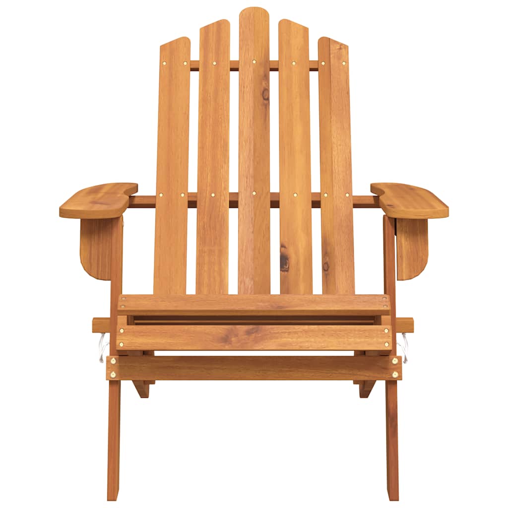 Vidaxl Solid Acacia Wood Adirondack Garden Chair