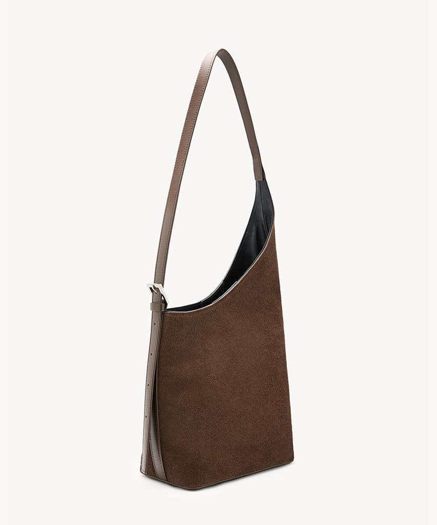 Clave Blair Suede Brown Tote Bag