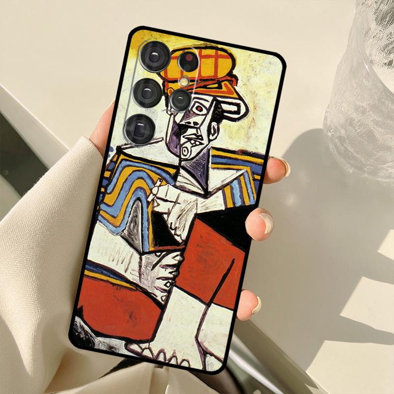 Picasso Abstract Art Painting For Samsung Galaxy S23 S22 Ultra S21 S20 FE S8 S9 S10 Note 10 Plus Note 20 Ultra Phone Case