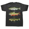 Funny Fish Trout Fishing T Shirts Summer Style Graphic Cotton Streetwear Short Sleeve Birthday Gifts Tshirt Mens Clothing