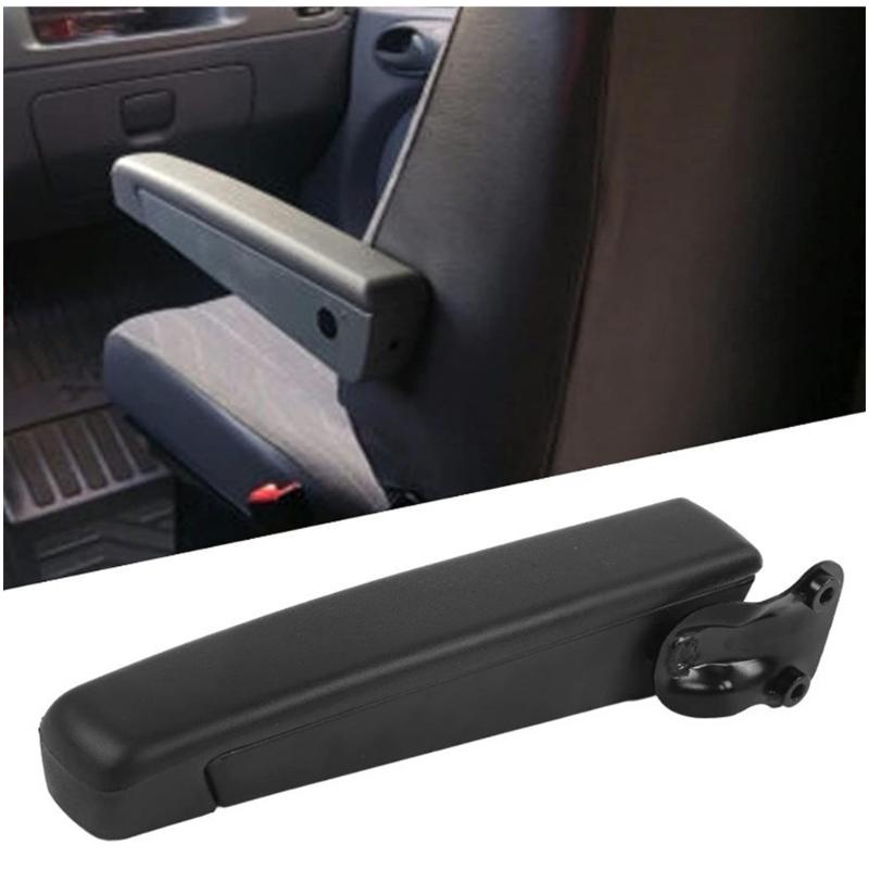 Flexible Position Vehicle Armrest Turning 90° Angle Driver Comfort Support PU Leather Cover Strong Build Works With Specific Cars