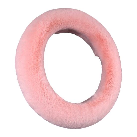 Auto Lenkradbezug, weich, flauschig, warm, Lenkradbezug für den Winter, Plüsch, Autozubehör