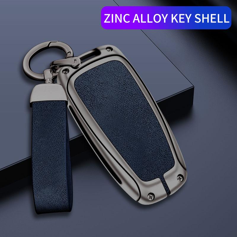 Custodia per chiave remota per auto in lega di zinco per protezione telecomando Ford Ranger Wildtrak per accessori copertura chiave Ford Ranger Wildtrak