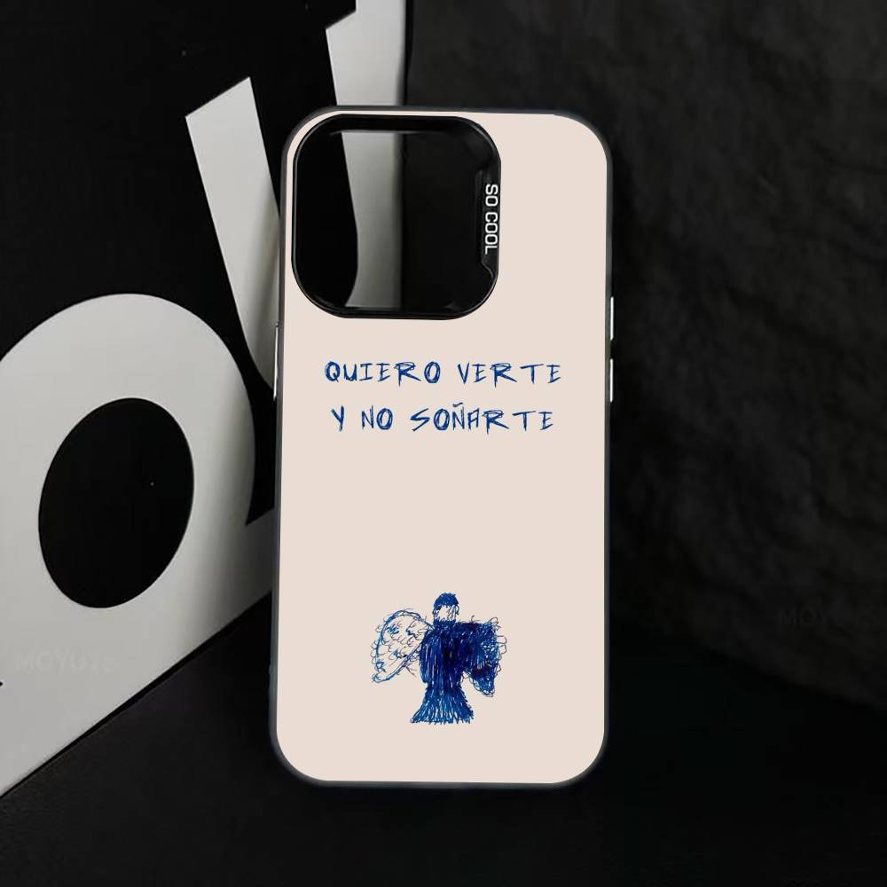 M-Milo J Phone Case For iPhone 17,16,15,14,13,12,11 Plus,Pro Max,XS,Colorful Silver Black Cover