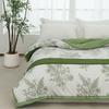 Couette d'été américaine imprimée climatisée 2 pièces Couverture de refroidissement matelassée Confort pour cadeau Respirante Fine Maison Couvre-lit Doux