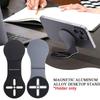 Metal Laptop Phone Stand Magnetic Phone Holder Free Rotation & Double Screen Interaction for Enhanced Productivity