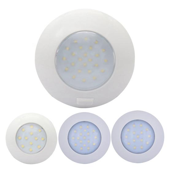 

DC 12-28V 5000-6000K Цветовая температура RV Yacht Светодиодный круглый светильник для внутреннего освещения