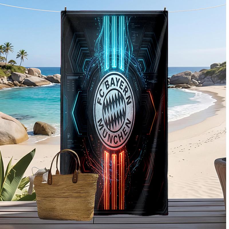 Bayern Munich Printed Beach Towel Quick Dry Soft TowelPortable Large Rectangular Beach Blanket for Travel Swimming Pool